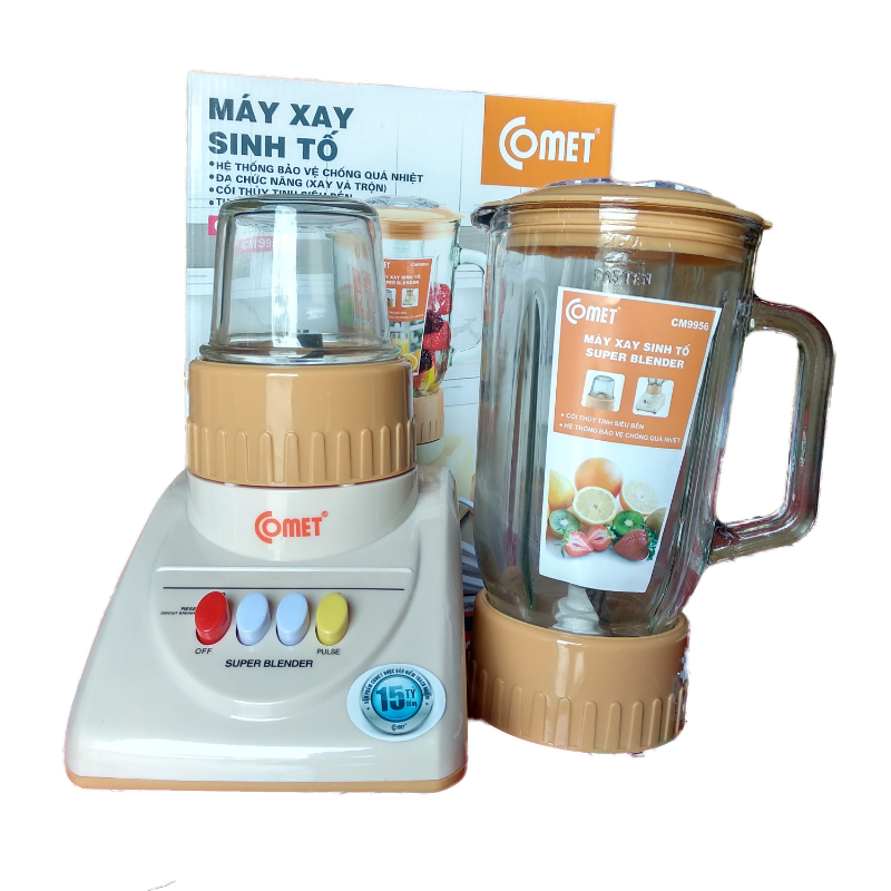 Máy xay sinh tố Comet CM9956 1.25L - Hàng Chính Hãng - Bảo Hành 12 Tháng