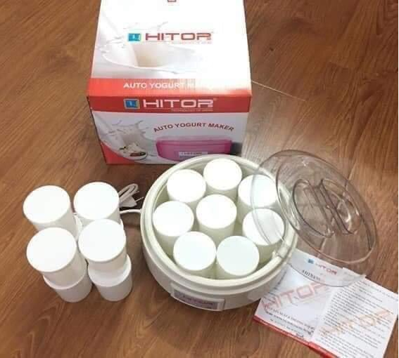 Máy làm sữa chua 16 cốc nhựa Hitops - Bảo hành 6 tháng