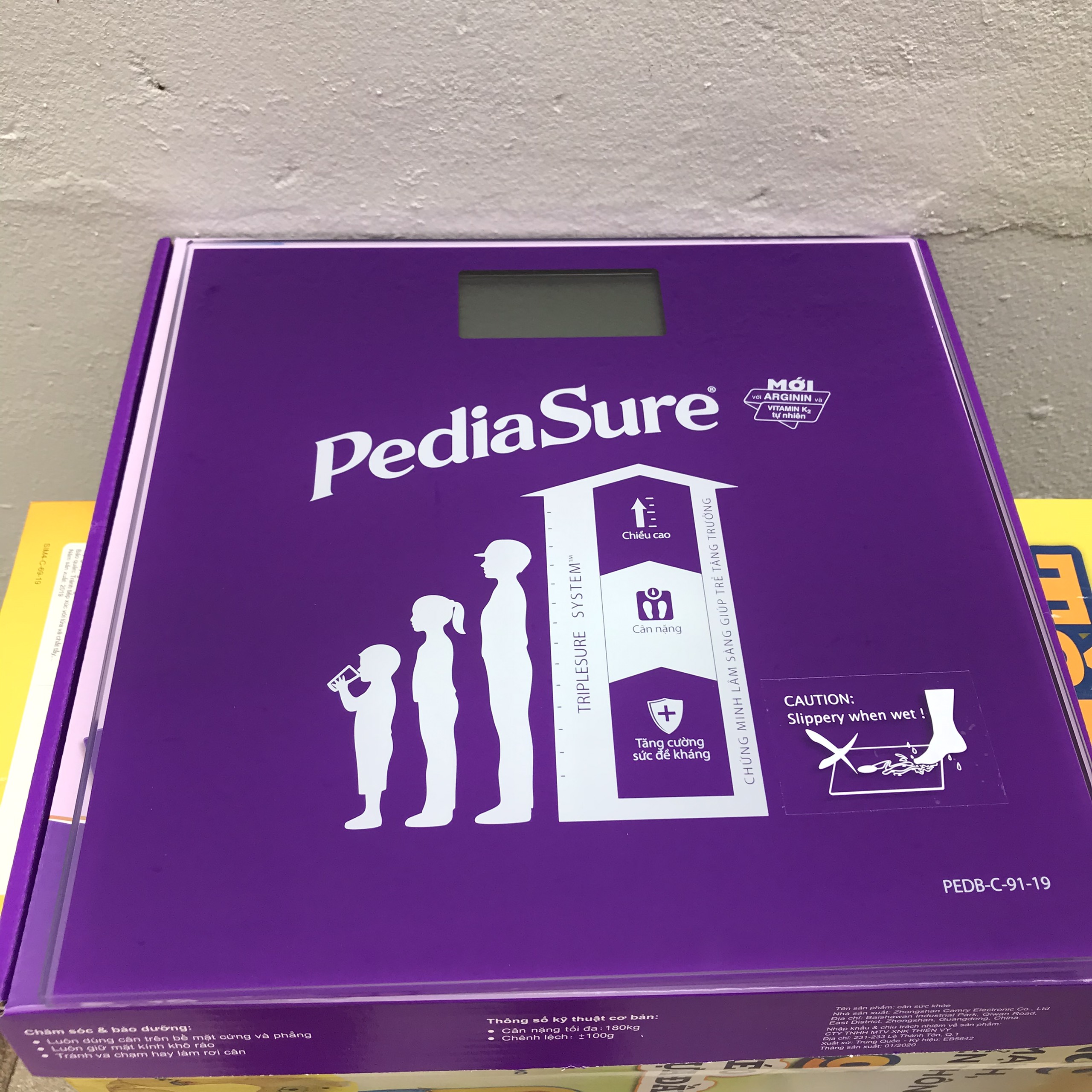 [HCM]Cân sức khỏe điện tử - Cân điện tử Pediasure - HKM Từ Sữa Pediasure