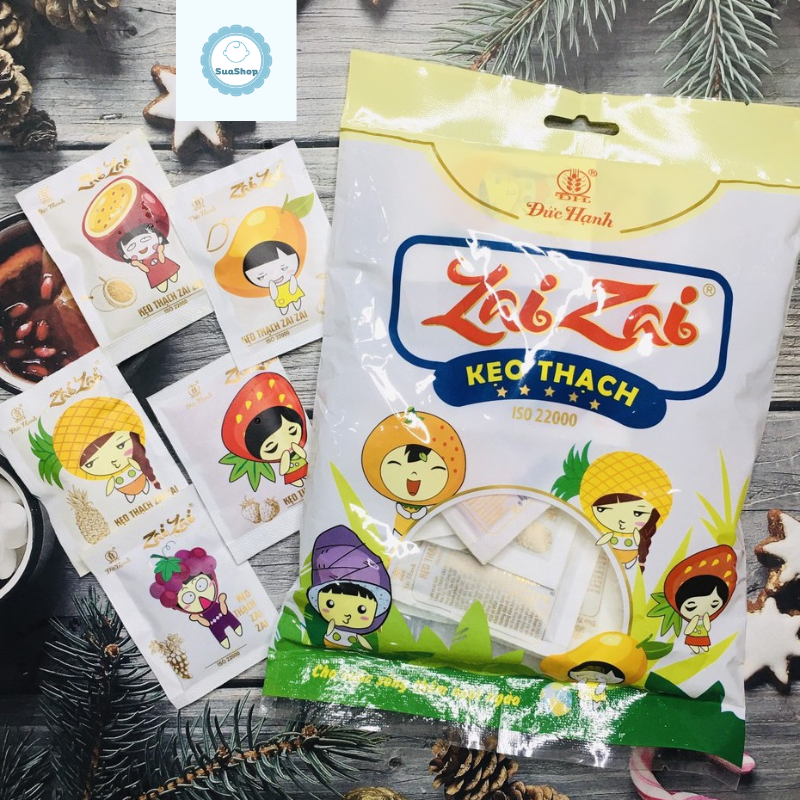Thạch zai zai dạng ngắn gói 350g