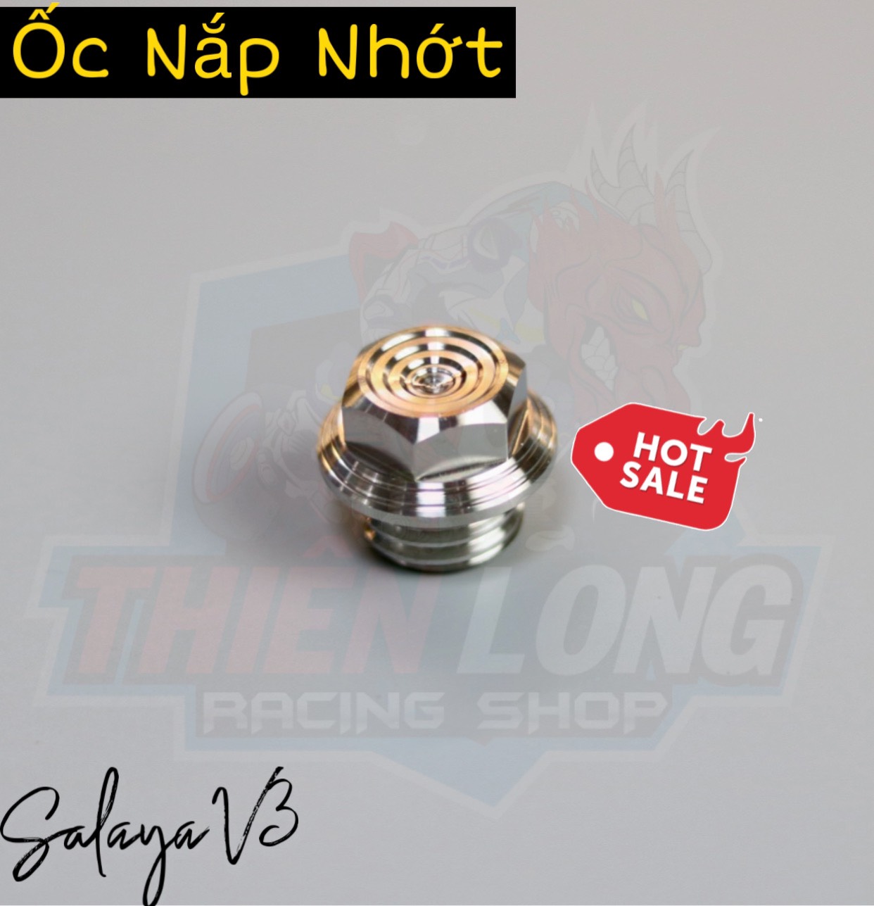 Ốc nhớt salaya v3 inox 304