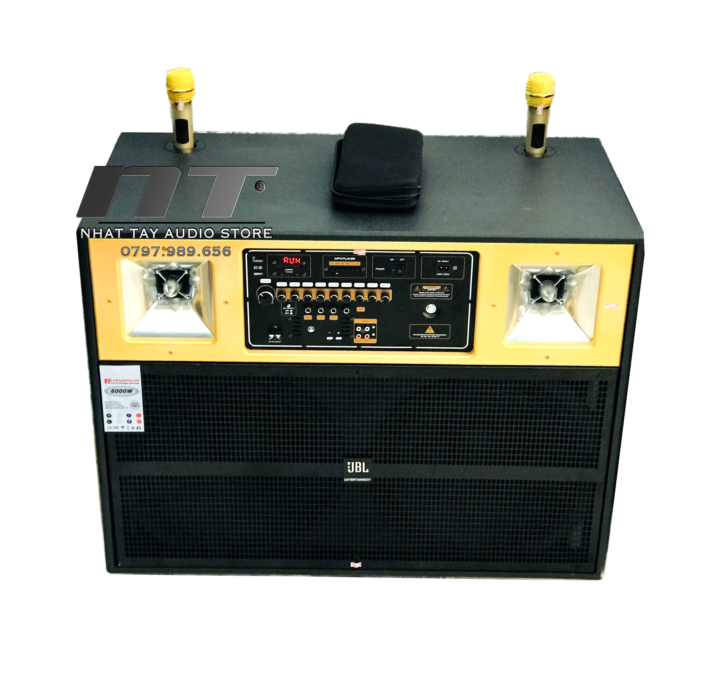 [HCM][Trả góp 0%]Loa Kéo 2 Bass Đôi 4 tấc - Loa karaoke di động công suất lớn - bass đôi 4 tấc gỗ thật cao cấp JBL 4045 [ CÓ VIDEO TEST LOA ]