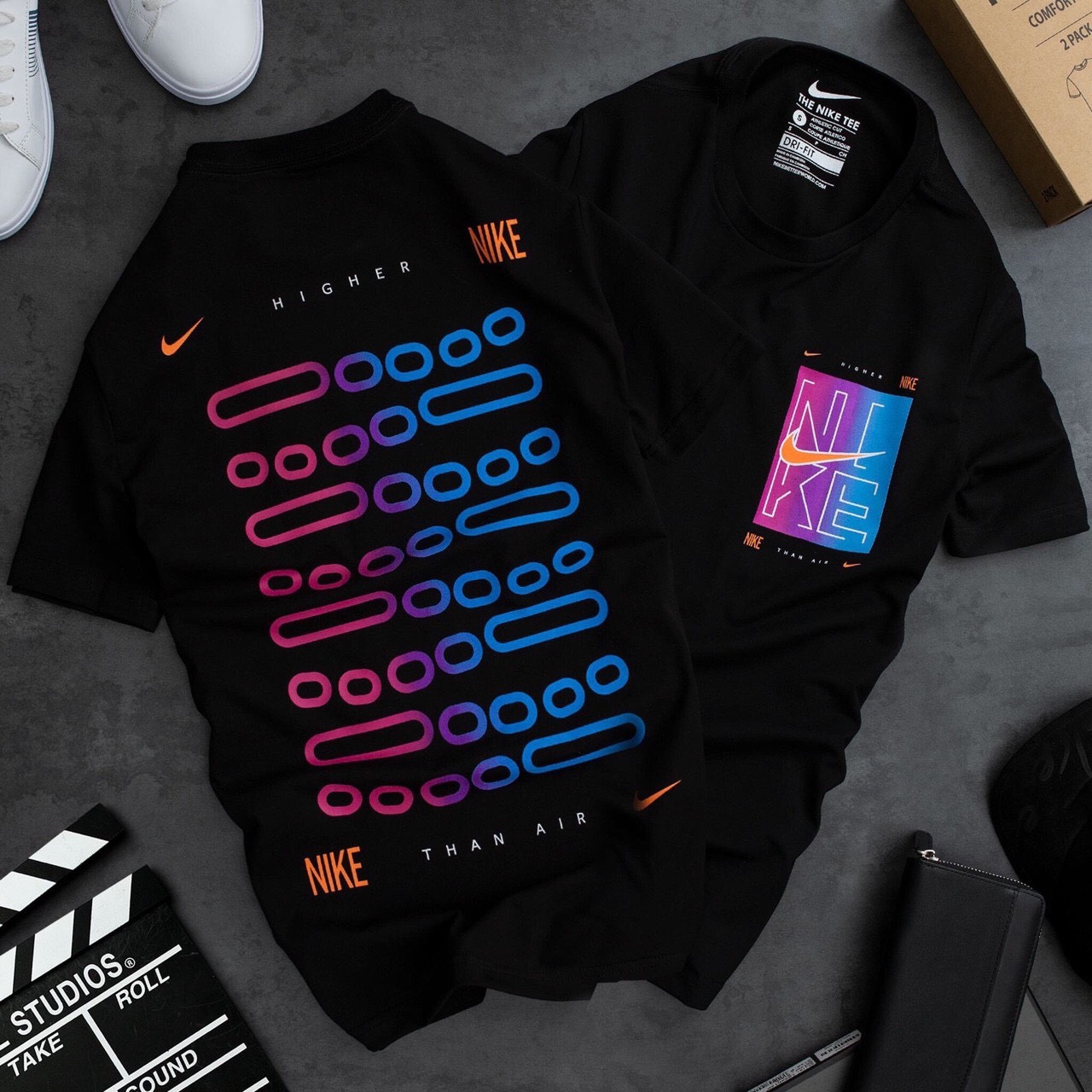 HOÀN TIỀN 15% - Áo Phông Nike Chính Hãng 100% Cotton - Phong Cách Thể Thao - Chất Liệu Vải Cotton - Mềm Mịn - Thời Trang Đường Phố - 2 Màu Trắng - Đen - Có Big Size