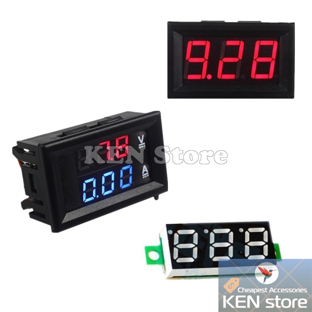 Đồng hồ đo Vôn (Volt) và Ampe, báo vôn (volt) dành cho xe máy, ô tô, đo dòng điện