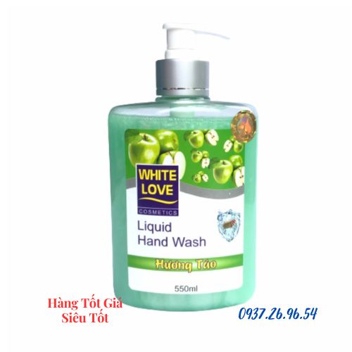 Nước rửa tay cao cấp White Love 550ml