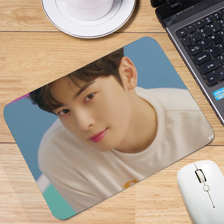 Miếng di chuột IN HÌNH Cha Eun Woo Astro miếng kê chuột miếng lót chuột tiện lợi dễ thương tiện lợi thần tượng kpop