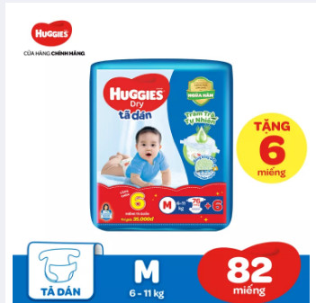 Tặng 3M tã quần cho M76 ] Tã/bỉm dán tràm trà tự nhiên Huggies Dry Super Jumbo M76