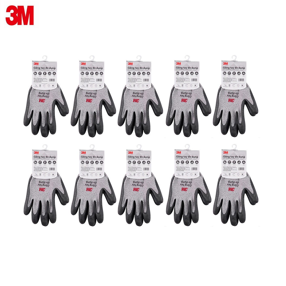 Combo 10 đôi Găng tay đa dụng 3M FL-3M