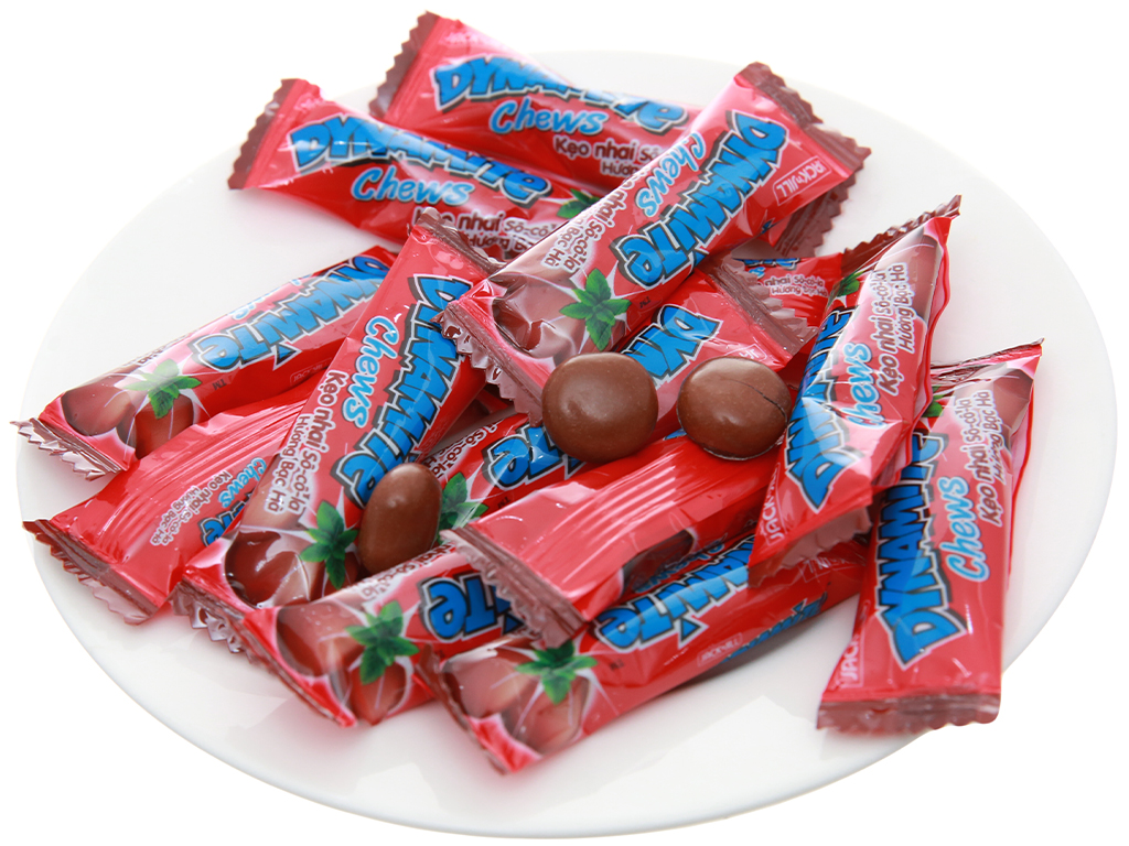 2 bich Kẹo Nhai 3 Viên Socola Hương Bạc Hà