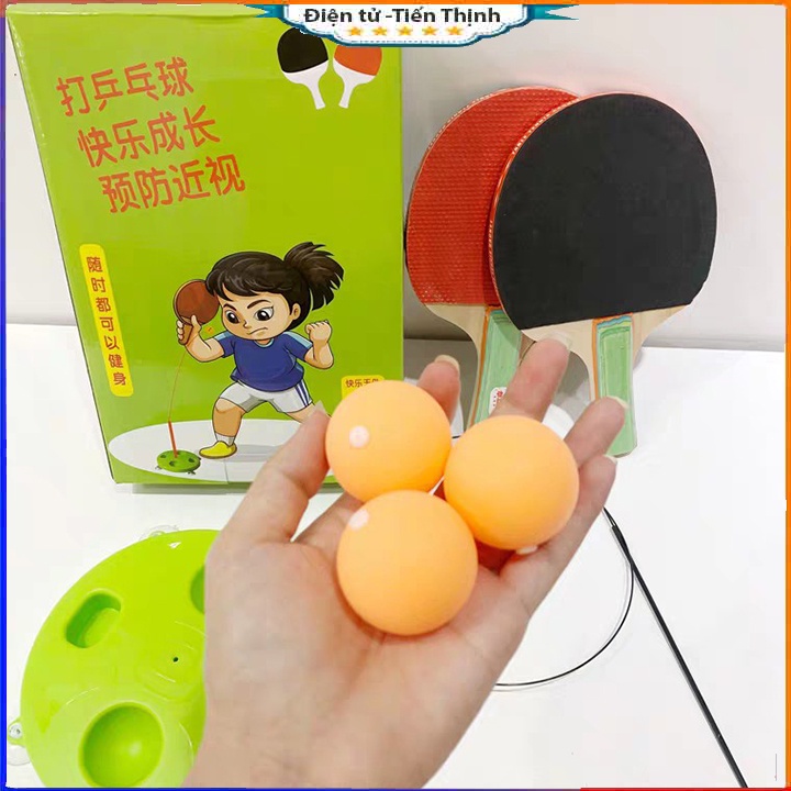 Bóng bàn thể thảo luyện tập phản xạ cho bé