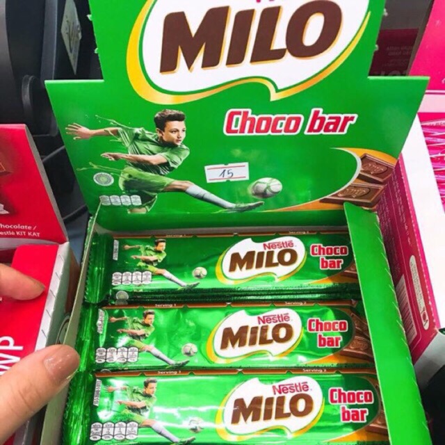 Hộp 24 thanh milo choco bar x 30g /thanh date 11/2023