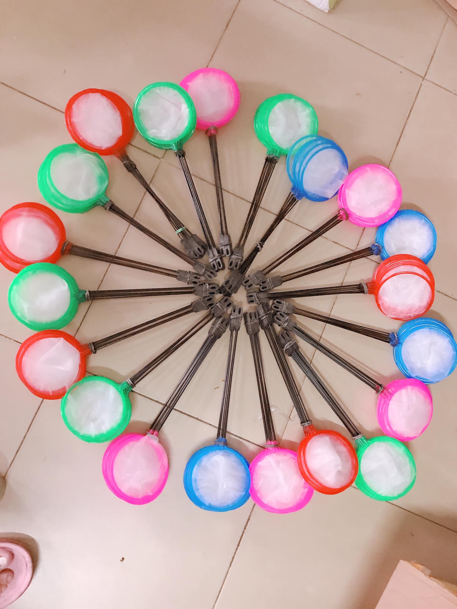 Vợt cá guppy betta - vợt bắt cá bắt tép - vợt bobo nhiều size COMBO 2 VỢT