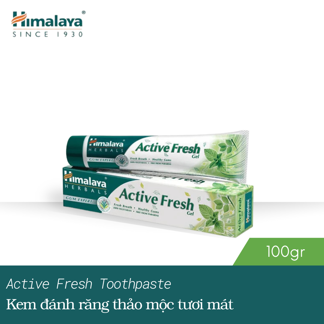 [HÀNG CHÍNH HÃNG] Kem Đánh Răng Thảo Mộc Tươi Mát - Active Fresh Herbal Toothpaste 100g