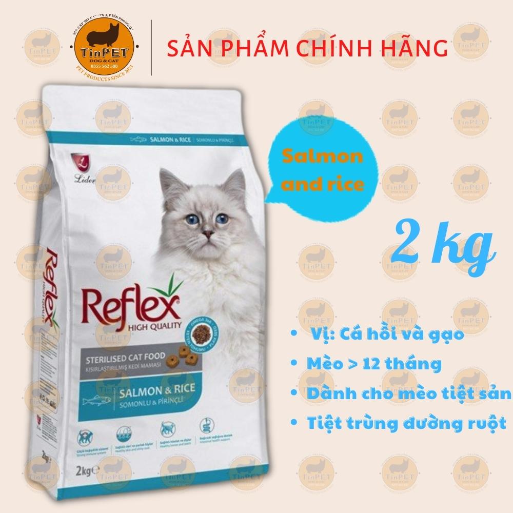 Hạt khô cho mèo triệt sản reflex sterilised thổ nhĩ kỳ vị cá hồi túi 2kg