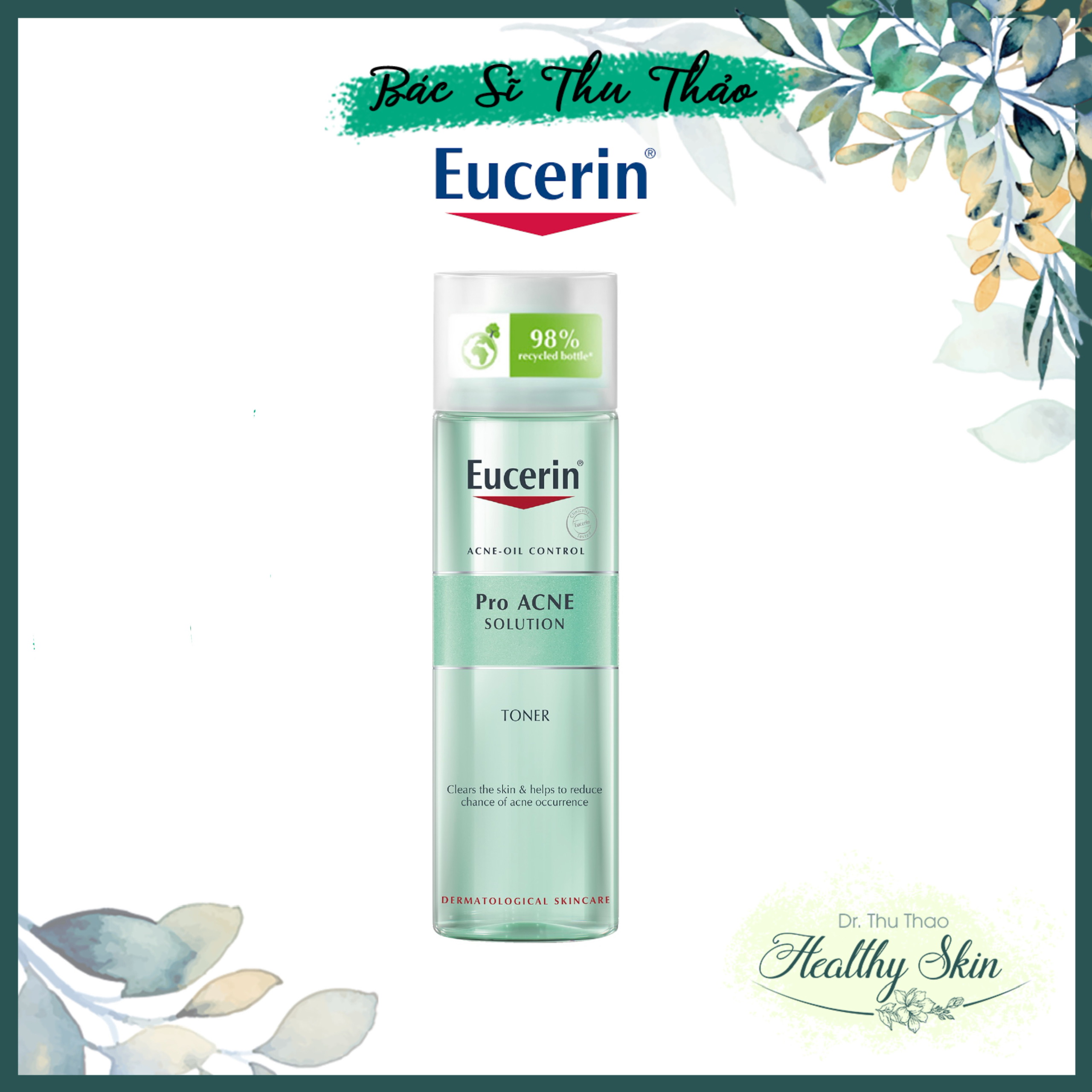 Toner eucerin pro acne solution - dành cho da mụn
