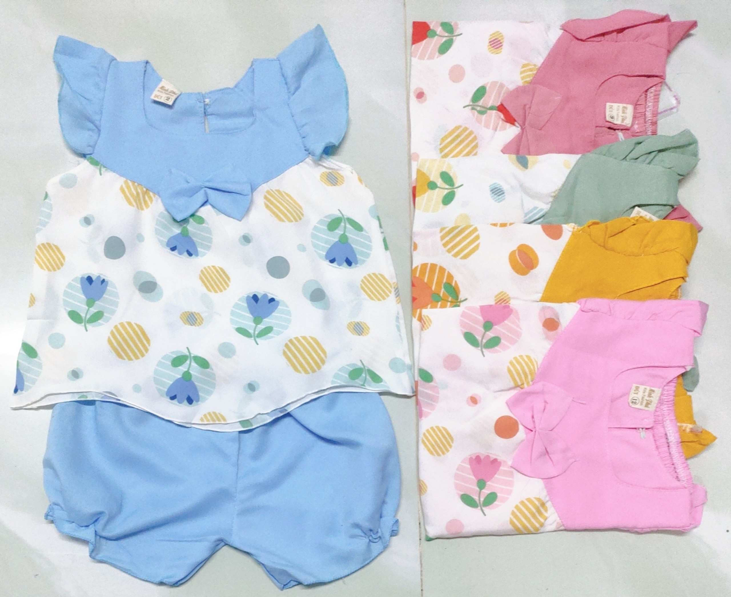Bộ lụa cánh tiên bé