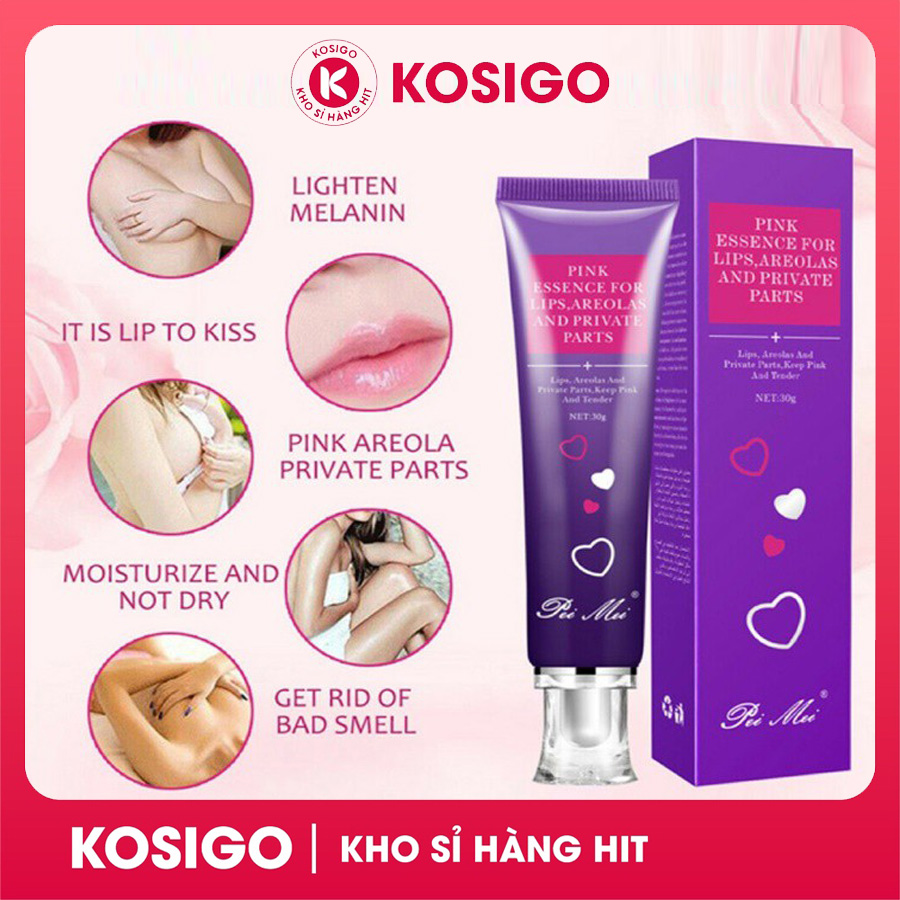 PEIMEI xoá thâm, làm hồng nhũ hoa, hồng môi, vùng kín, chống thâm cùi chỏ, thâm mắt cá chân