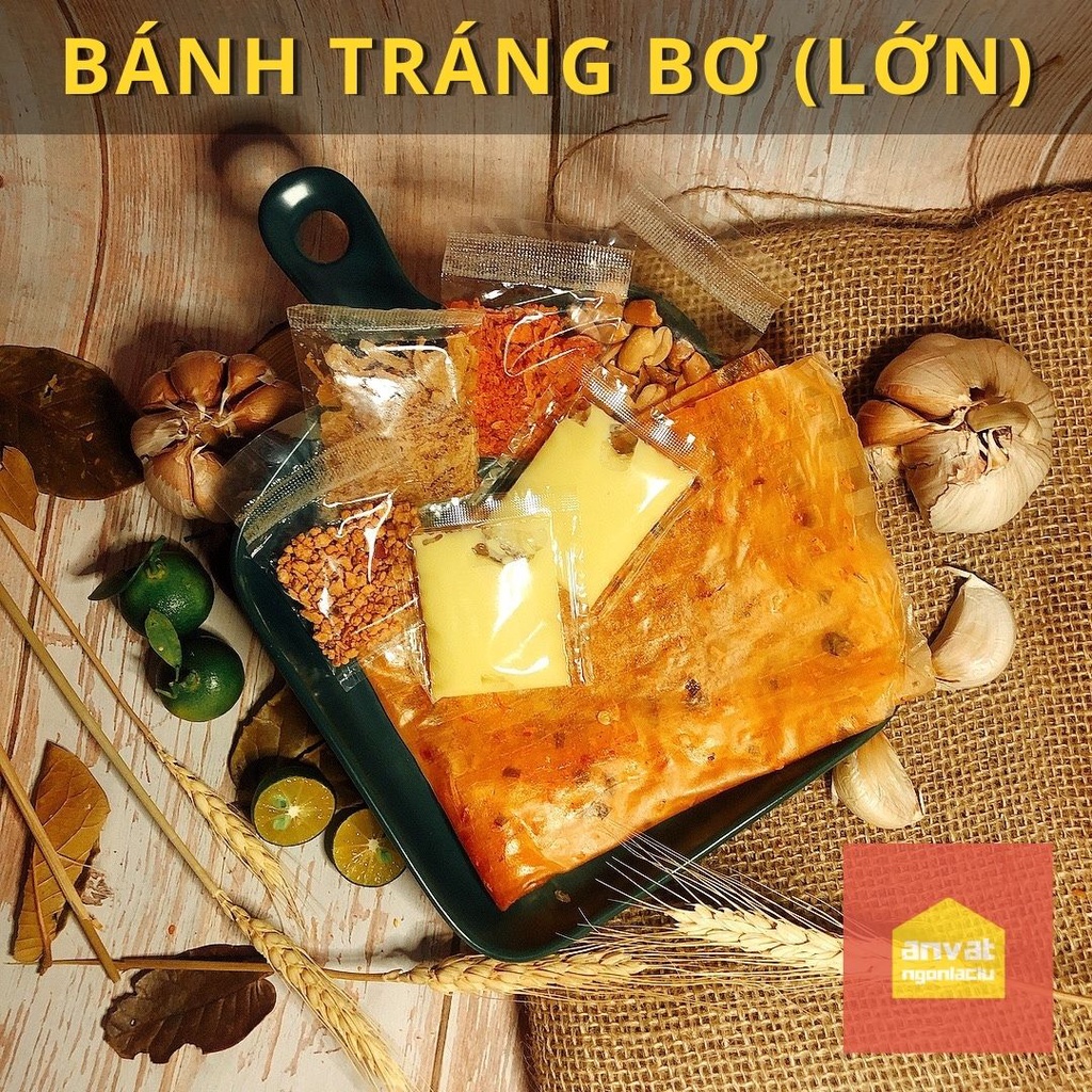 Combo 5 bịch bánh tráng bơ giá siêu tiết kiệm