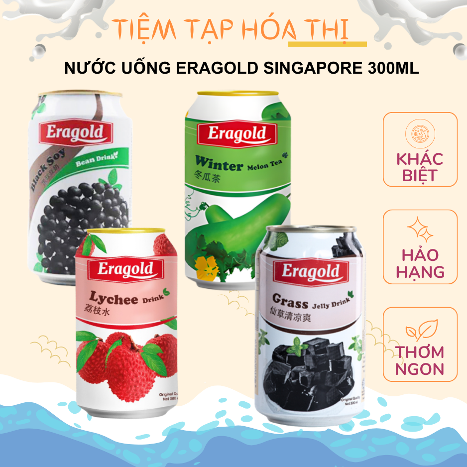 Thùng 24 Lon Nước Sương Sáo Eragold Singapore 300ml Thơm Ngon