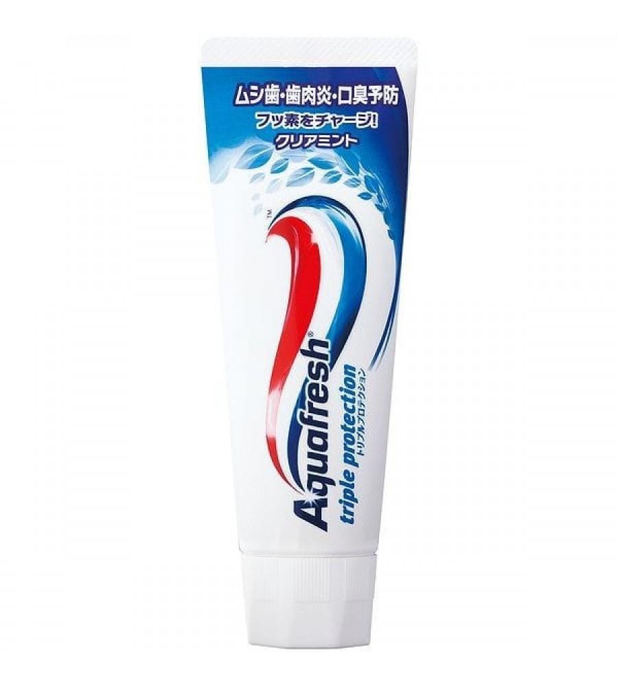 Kem đánh răng nhật aquafresh triple protection 140g - xanh dương