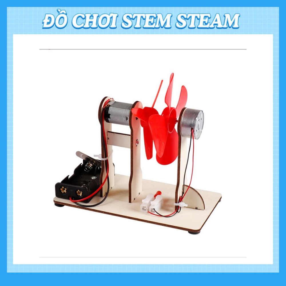 Đồ Chơi STEM STEAM – Mô hình Điện Gió mẫu 1 - Đồ Chơi Giáo Dục Khoa Học