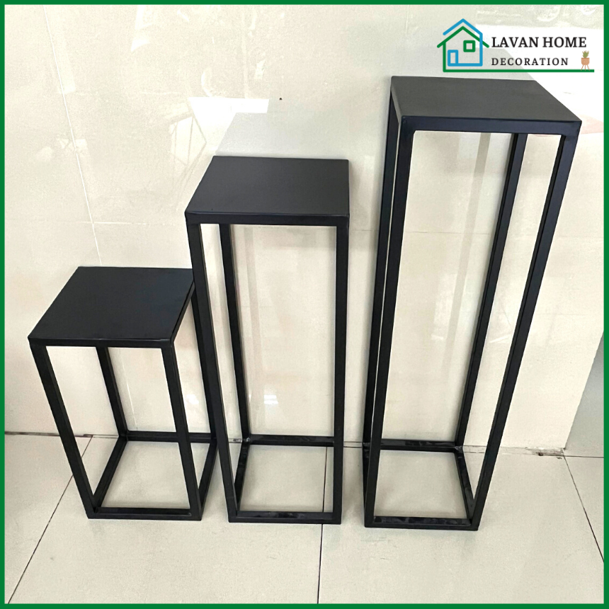 Kệ sắt để chậu hoa, chậu cây cảnh, kệ trưng bày cửa hàng, trang trí phòng khách, decor phòng làm việc, phòng ngủ đẹp