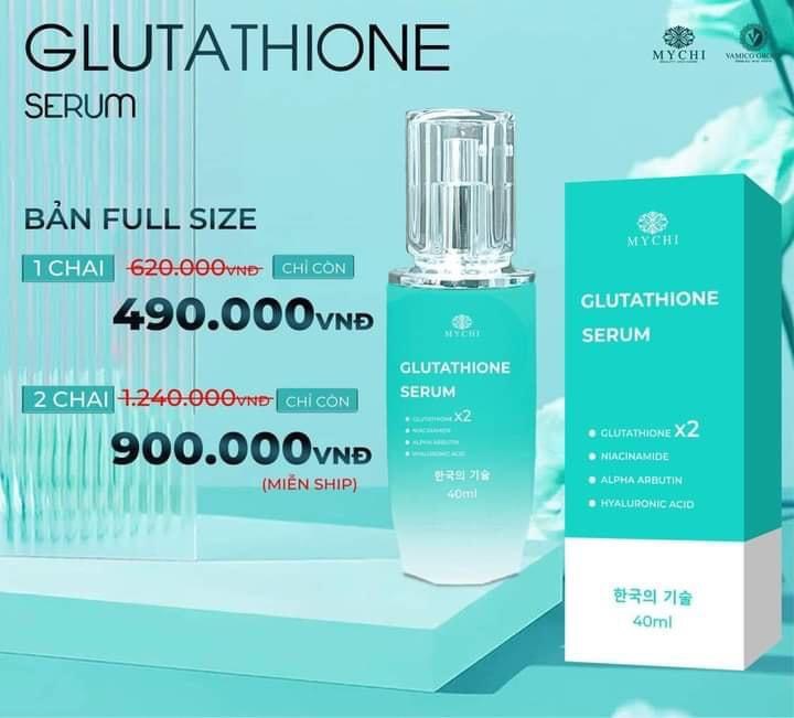 Serum Mychi phiên bản 40ml - Serum Cấy trắng Lá vàng 24k