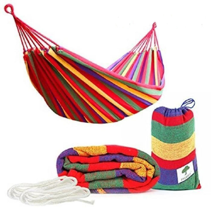 Võng Du Lịch 7 màu- Võng tiện lợi đi du lịch dã ngoại- võng cao cấp