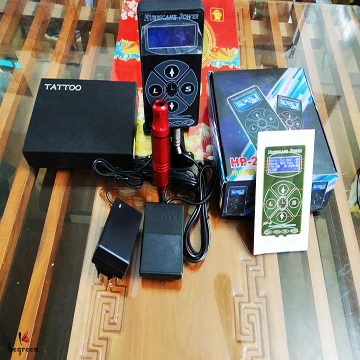 Combo Tattoo Siêu Cấp Máy Xăm Pen và Bộ Nguồn HP2