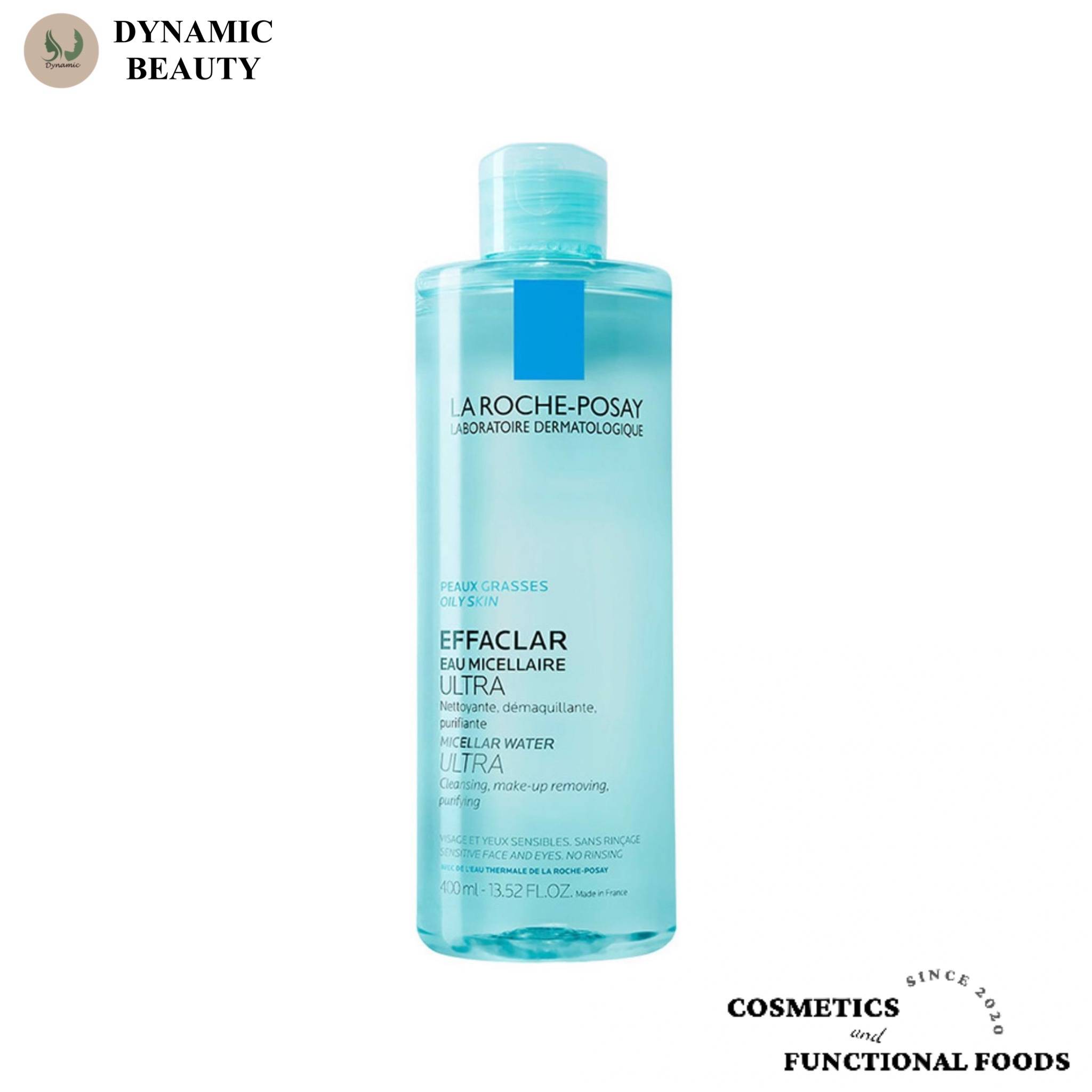 Nước tẩy trang LRP eau micellaire ultra peaux grasses oily skin 400ml dành cho da dầu nhờn mụn