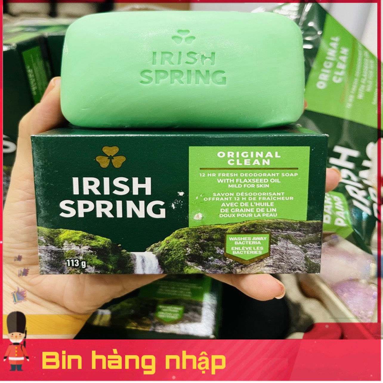 Cục xà bông irish spring original nhập mỹ