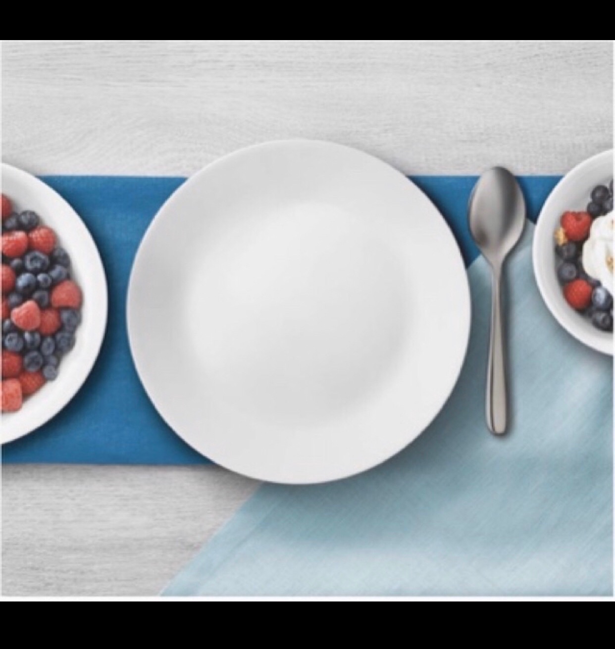 Corelle USA - White Winter Frost - Bộ 2 Dĩa Cạn trơn trắng 108-N-LP 21cm