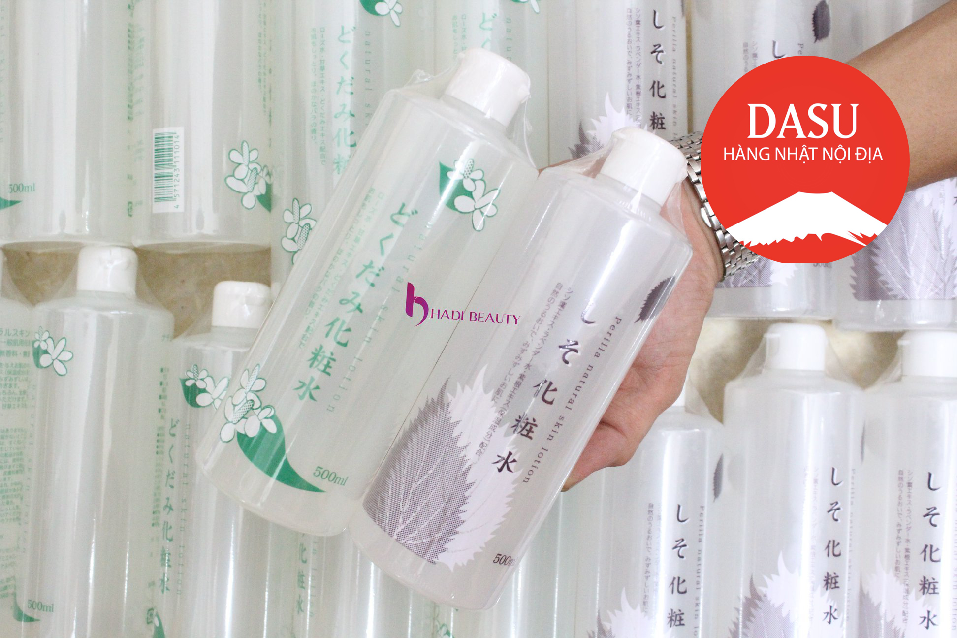 [HCM]Nước hoa hồng tinh chất diếp cá Dokudami Natural Skin Lotion 500ml