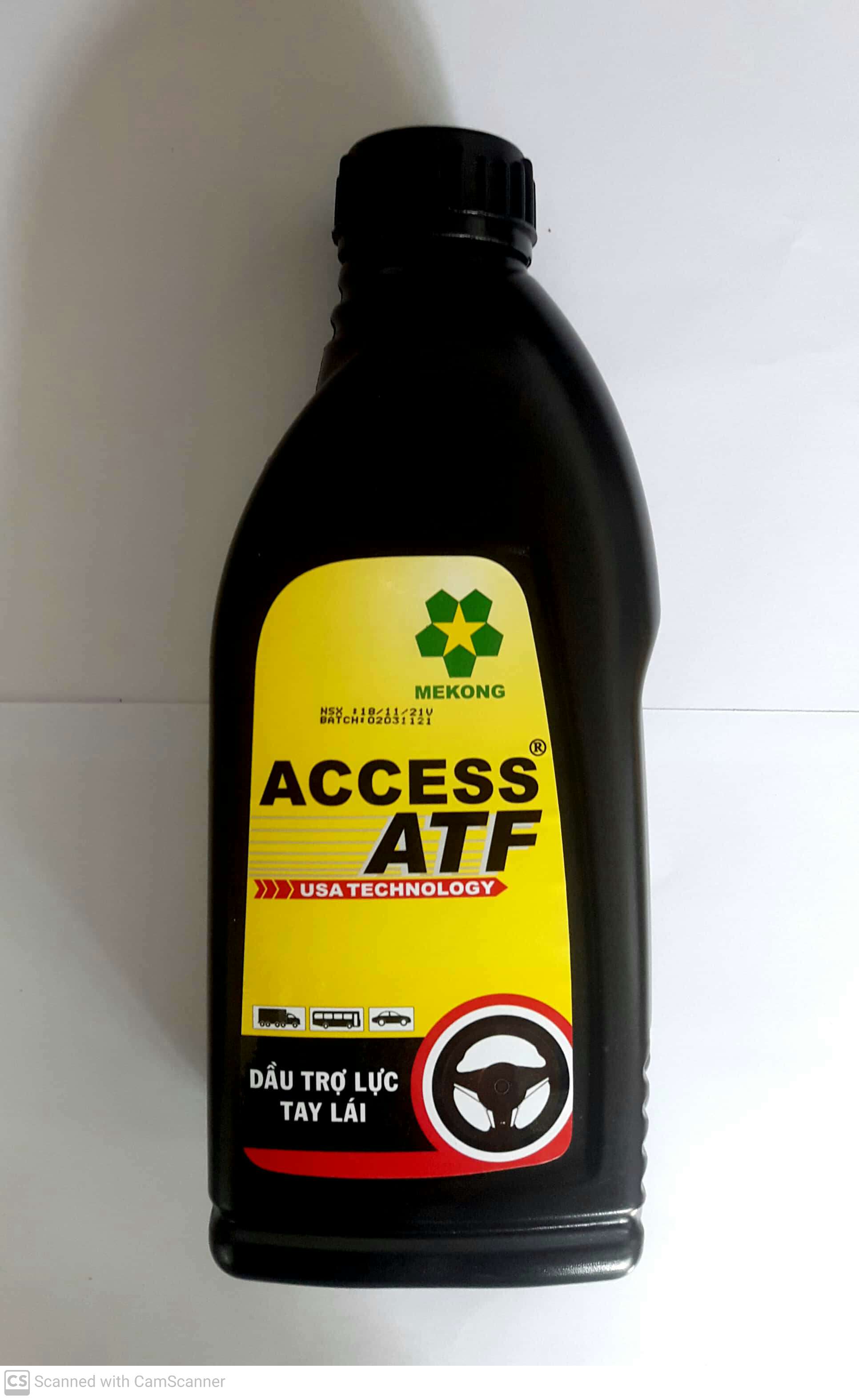 Dầu hộp số tự động, nhớt mekong access ATF, chai 1 lít, giá phù hợp, chất lượng tốt