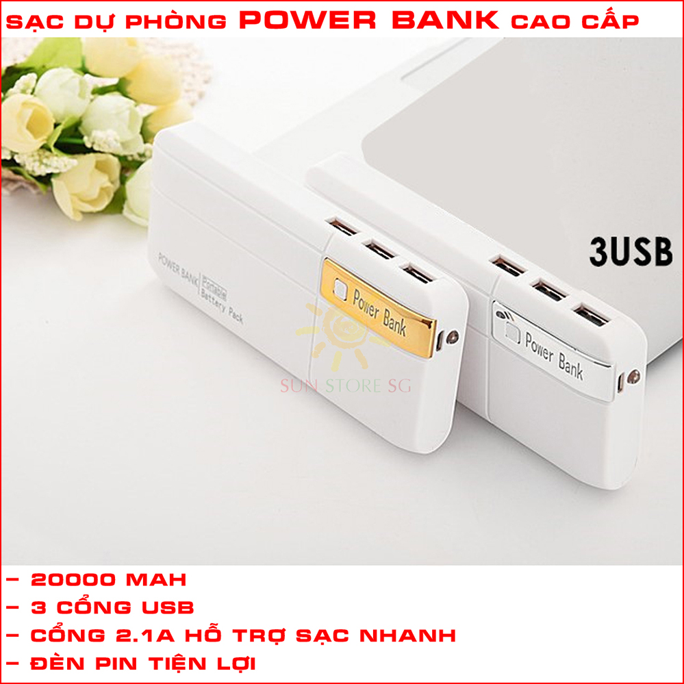 Xac du phong cho samsungg, Sac du phong cho cendaa, Cách làm pin dự phòng - Sạc dự phòng 20.000mAh - Dung  lượng pin cực khủng- Hỗ trợ sạc nhanh  - Mã BH 1588