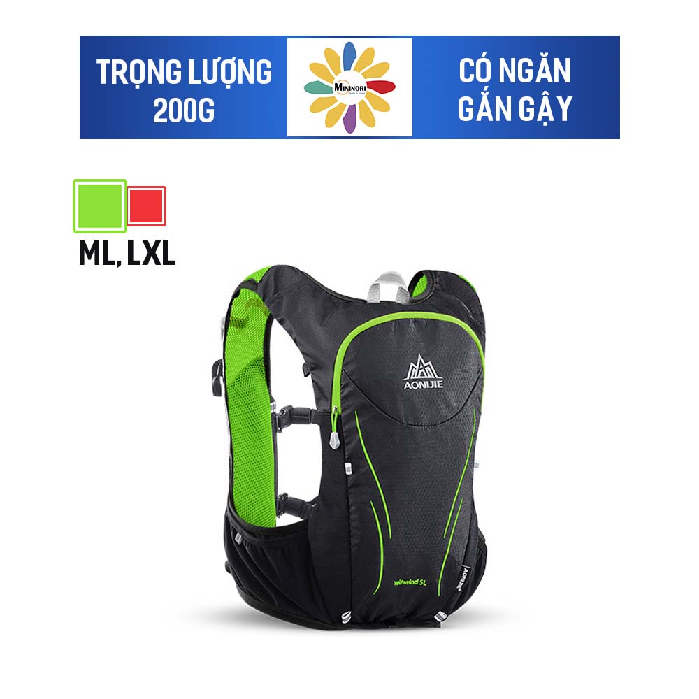 Balo/ Vest Nước Chạy Bộ, Chạy Trail, Trekking Siêu Nhẹ Thể Thao Aonijie C928, Running Vest Aonijie C928