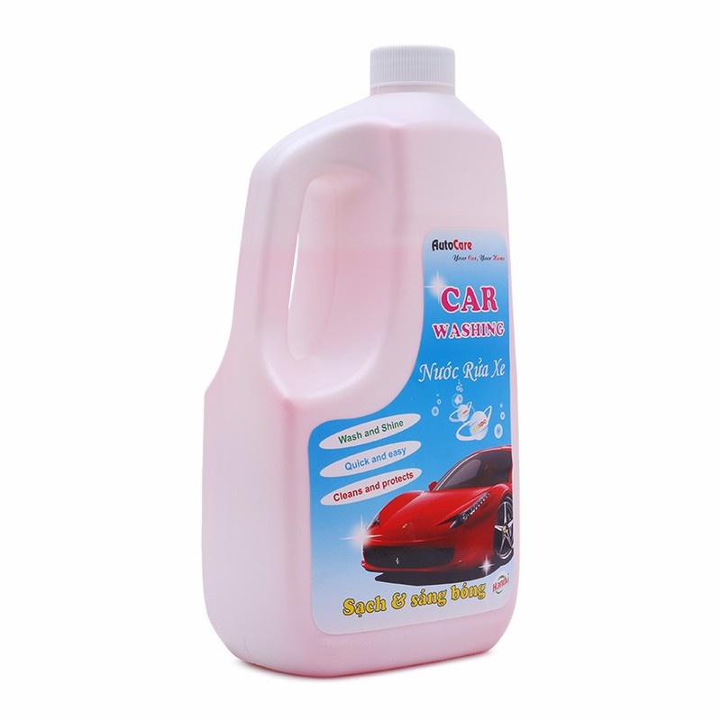 Nước rửa xe máy ô tô chuyên dụng Auto Care 1,8L - Tẩy rửa các vết bẩn, dưỡng lớp sơn xe BT0145