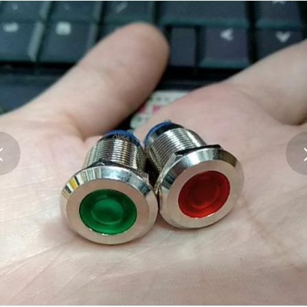 Led quý hiếu đèn báo chống nước phi 12mm điện 220v và 24v giá tốt nhất