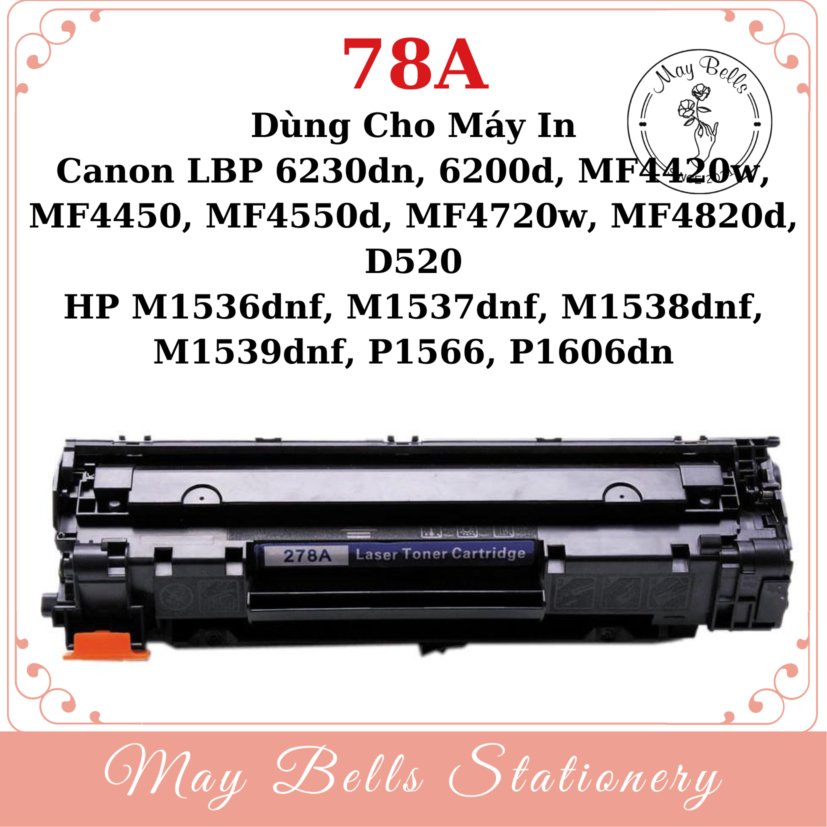 Hộp Mực 78A dùng cho máy in Canon LBP 6230dn, 6200d, MF4420w, MF4450