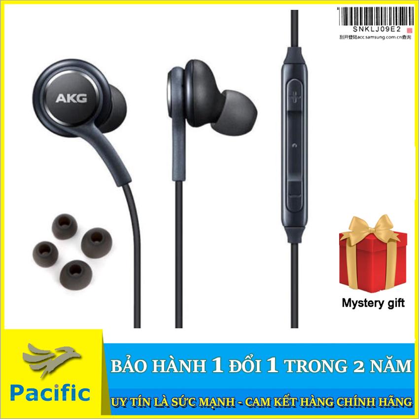 Tai nghe nhét tai Samsung Galaxy S8, S8 Plus, S9, S9 Plus, Note 8, Note 9 - Tặng Que Chọc Sim Pacific