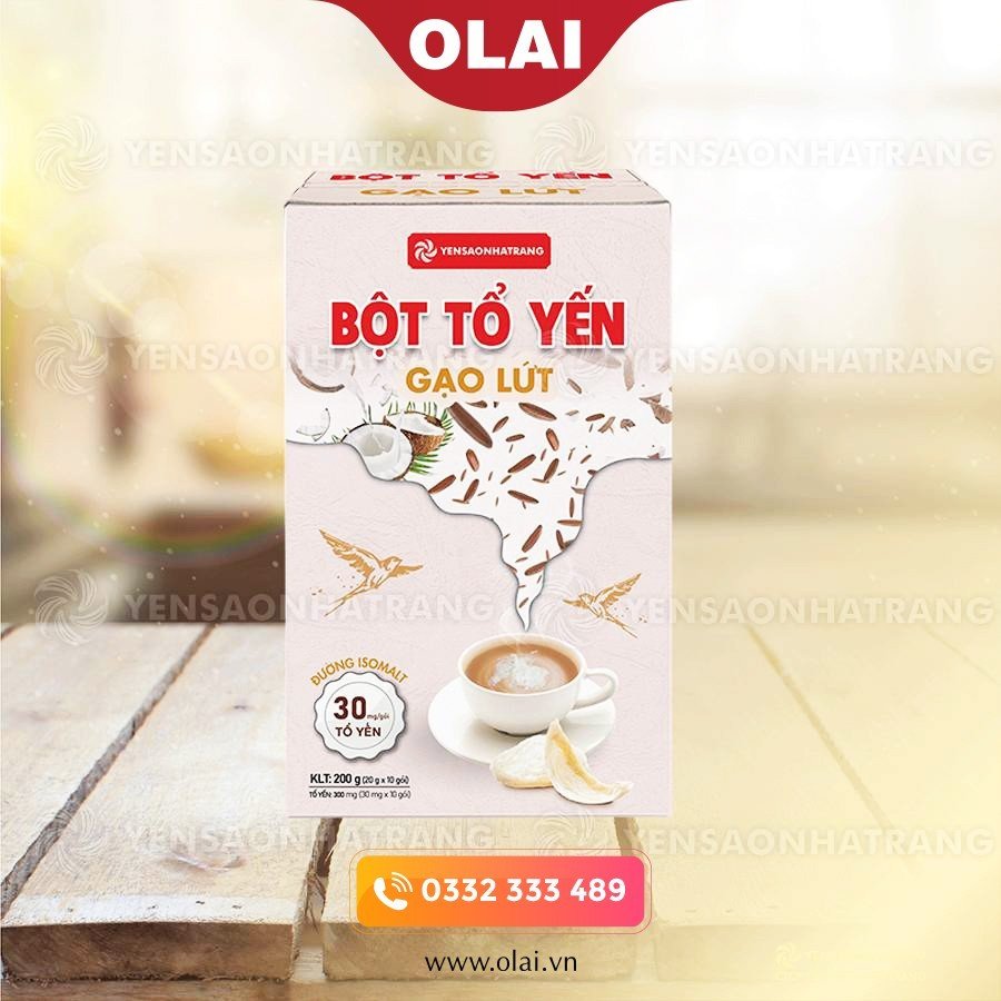 Bột Tổ Yến Gạo Lứt giảm cân dữ dáng và đẹp da