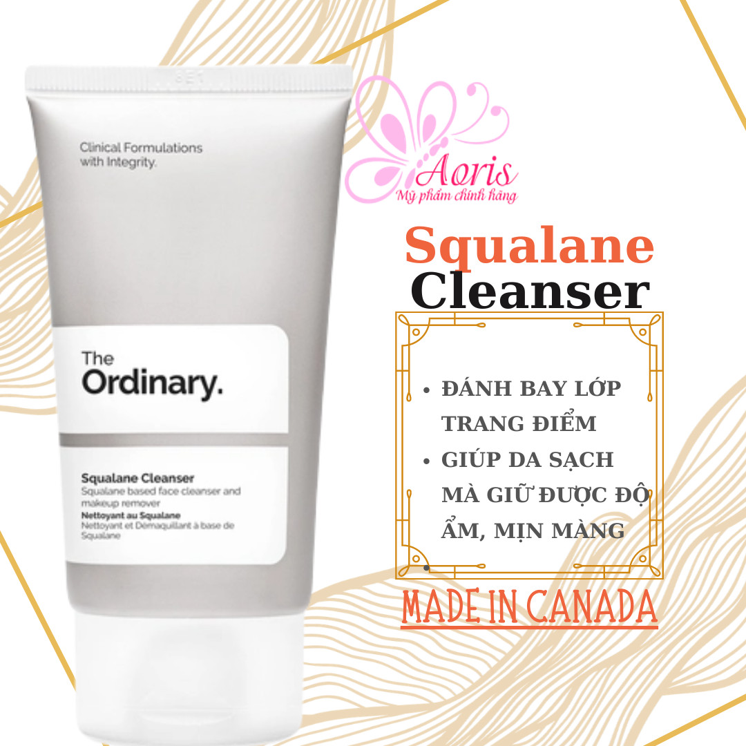 Sữa Rửa Mặt, Tẩy Trang The Ordinary Squalane Cleanser - 50mL