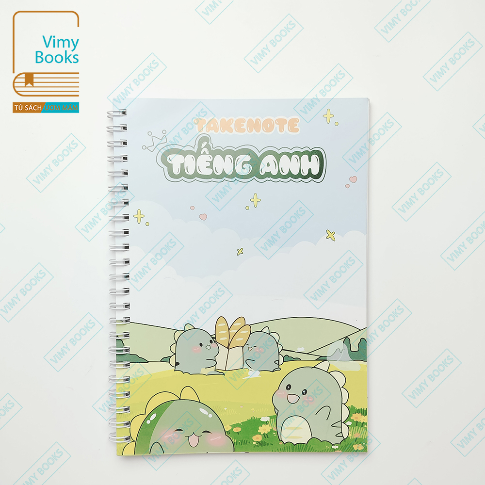 Văn phòng phẩm - sổ tay takenote tiếng anh - khổ giấy a5