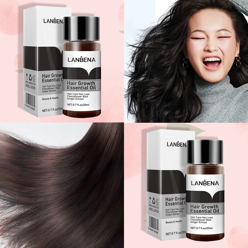 Tinh chất kích thích mọc tóc dưỡng tóc chuyên sâu mọc nhanh giảm gãy rụng lanbena hair growth oil 20ml