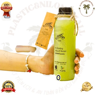 Chai nhựa 1000ml kèm nắp, chai tròn nhựa pet 1 lít fi30