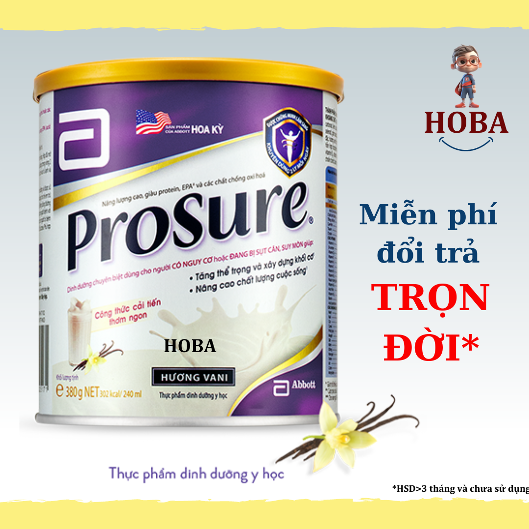 Sữa Prosure Abbott 380g dành cho người bị ung thư