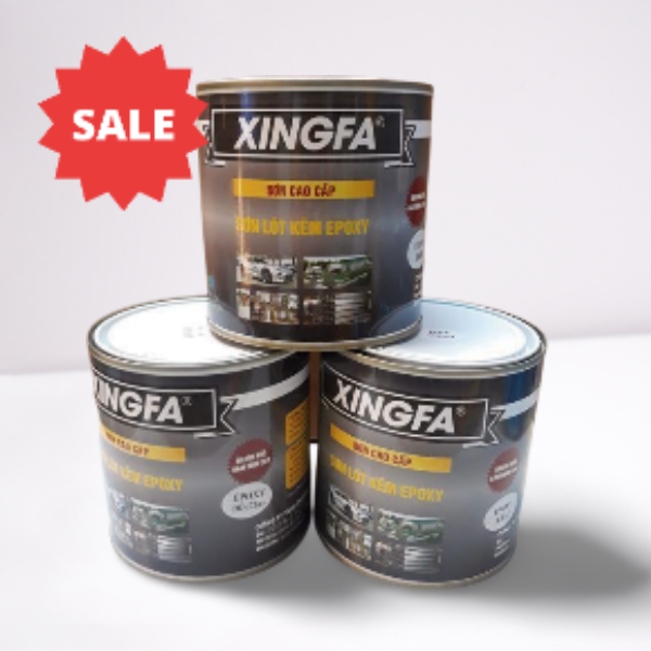 Sơn chống rỉ, sơn lót kẽm 1K epoxy XINGFA, Sơn lót Xingfa đa năng, Sơn lót Xingfa giá rẻ