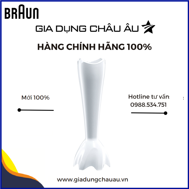 [CHÍNH HÃNG]Phụ kiện cây xay nhựa máy xay cầm tay Braun - Hàng chính hãng - Phù hợp với các dòng máy cầm tay Braun MQ5235 MQ5200 MQ5245 MQ5000 MQ5035 MQ5030 MQ5045 MQ3000 MQ3035 MQ3045 MQ735 MQ745 MQ700