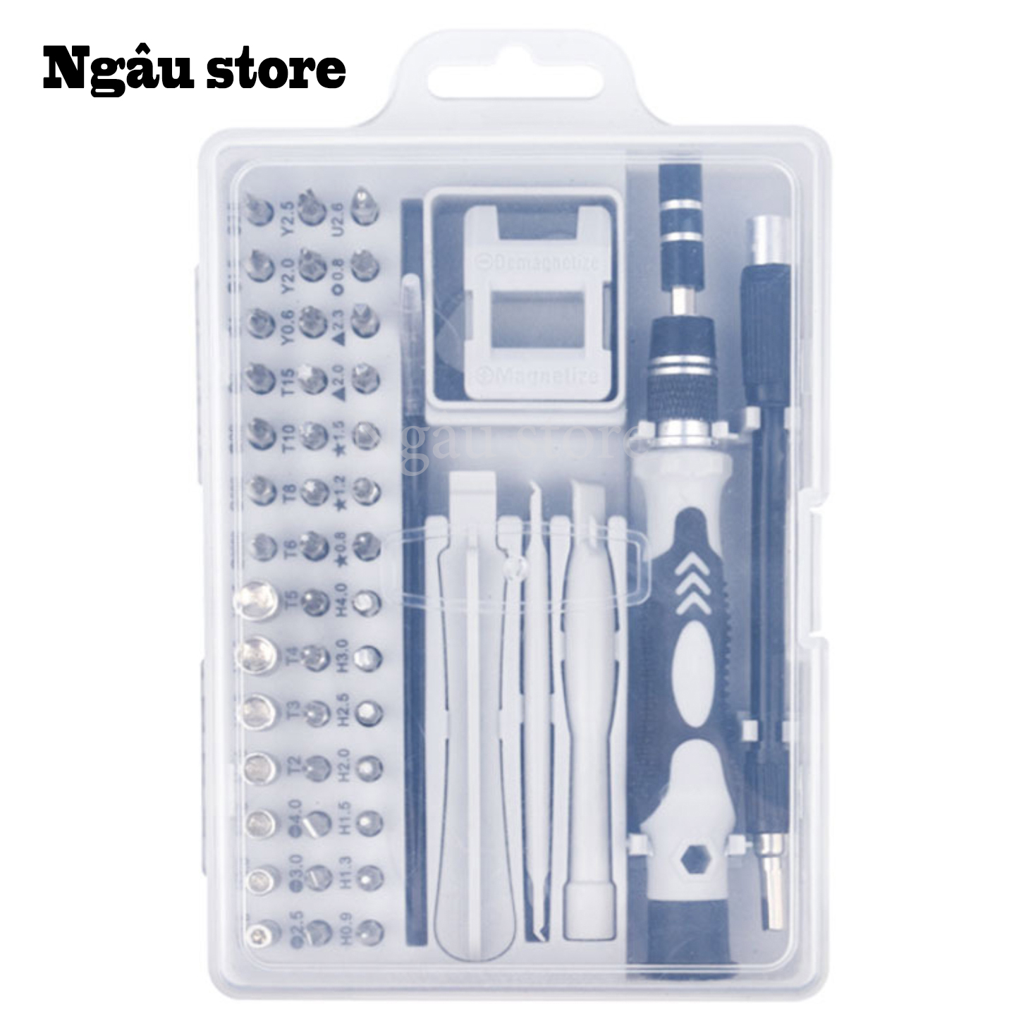 Bộ tua vít dụng cụ sửa chữa điện thoại iPhone laptop các loại 52 in 1 - Bộ Tools tô vít sửa chữa chuyên dụng