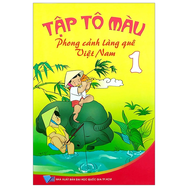 Fahasa - Tập Tô Màu - Phong Cảnh Làng Quê Việt Nam (Tập 1) (Tái Bản)